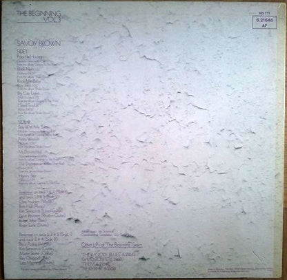 Savoy Brown : The Beginning Vol. 3 (LP, Comp, RE)