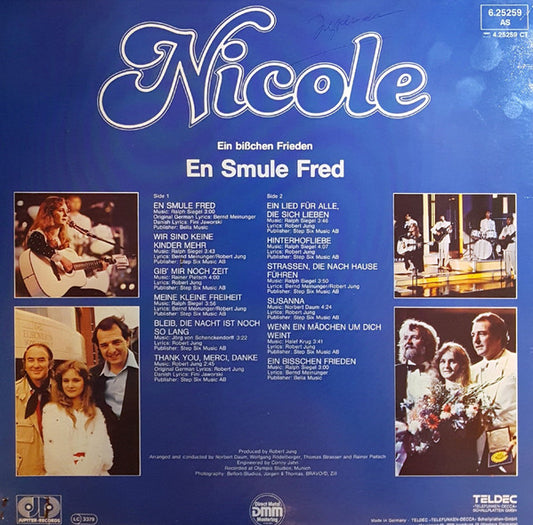 Nicole (2) : En Smule Fred - Ein Bißchen Frieden (LP, Album)