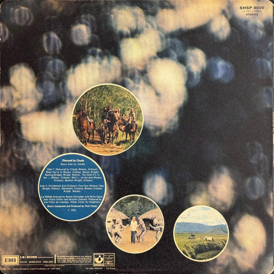 Pink Floyd : Obscured By Clouds (LP, Album, Fir)