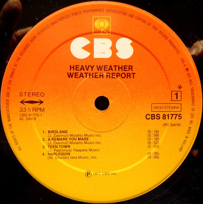 Weather Report : Heavy Weather (LP, Album)