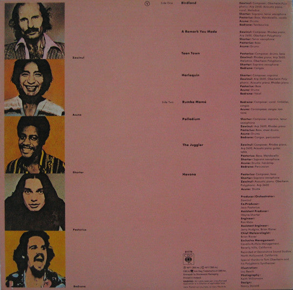 Weather Report : Heavy Weather (LP, Album)