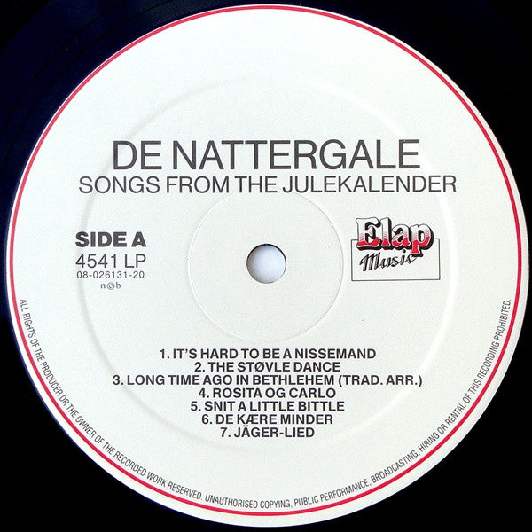 De Nattergale : Songs From The Julekalender (LP, Album)
