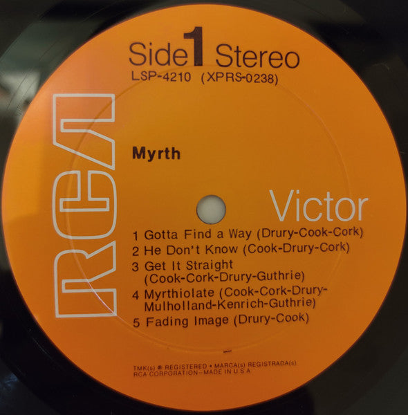 Myrth : Myrth (LP, Album, Gat)