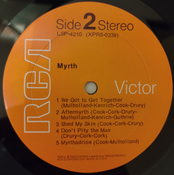 Myrth : Myrth (LP, Album, Gat)