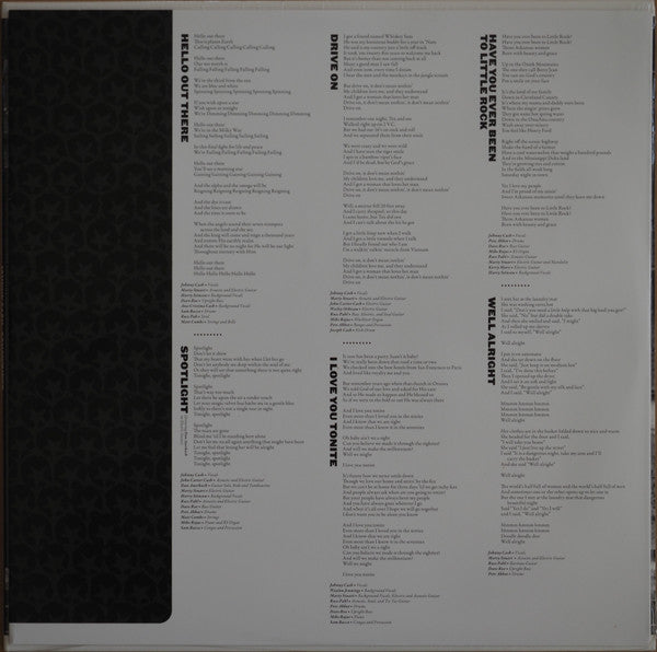 Johnny Cash : Songwriter (LP, Album, Ltd, Bla)