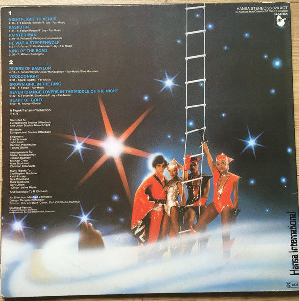 Boney M. : Nightflight To Venus (LP, Album, Fou)
