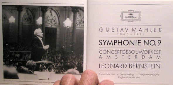 Mahler*, Bernstein*, Concertgebouworkest : Symphonie No.9 (2xLP + Box)