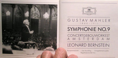 Mahler*, Bernstein*, Concertgebouworkest : Symphonie No.9 (2xLP + Box)