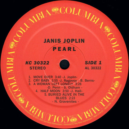 Janis Joplin : Pearl (LP, Album, RE)