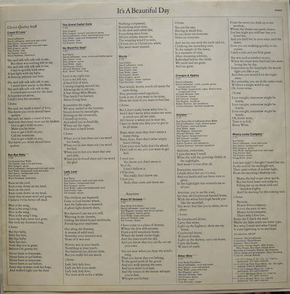 It's A Beautiful Day : Choice Quality Stuff/Anytime (LP, Album, RE)