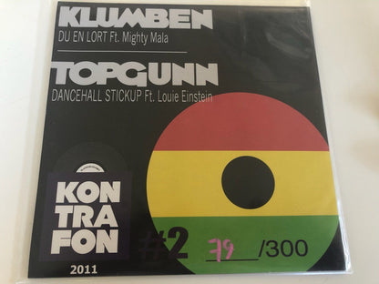 Topgunn & Klumben : Du En Lort / Dancehall Stickup (7", Ltd, Num, Gre)