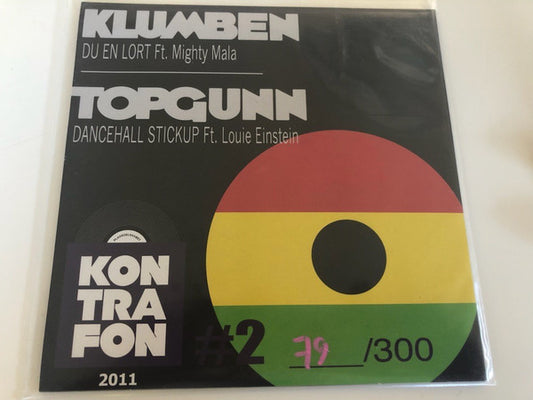 Topgunn & Klumben : Du En Lort / Dancehall Stickup (7", Ltd, Num, Gre)