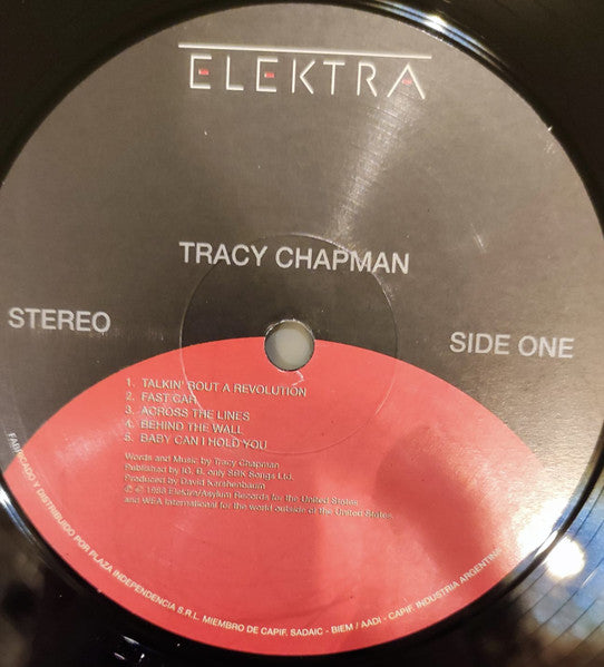 Tracy Chapman : Tracy Chapman (LP, Album, RE)