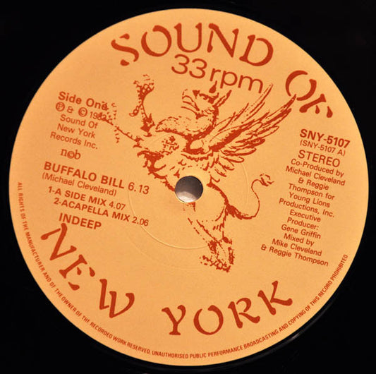 Indeep : Buffalo Bill (12")