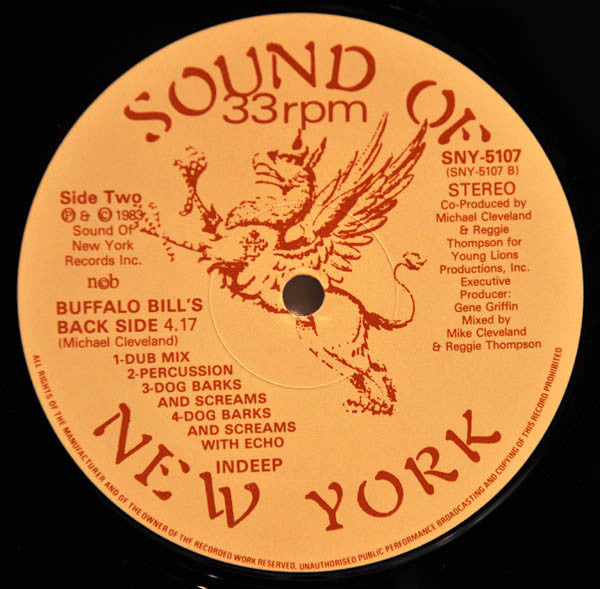Indeep : Buffalo Bill (12")