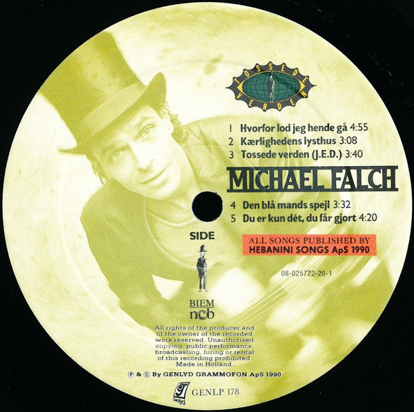 Michael Falch : Tossede Verden (LP, Album)