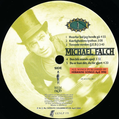 Michael Falch : Tossede Verden (LP, Album)