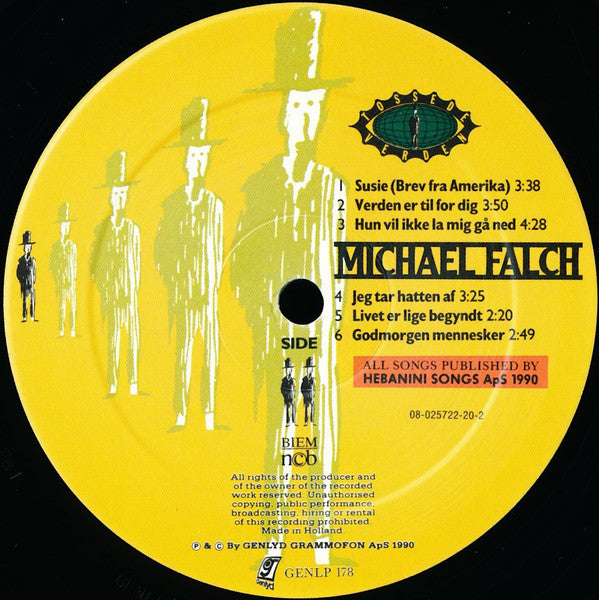 Michael Falch : Tossede Verden (LP, Album)