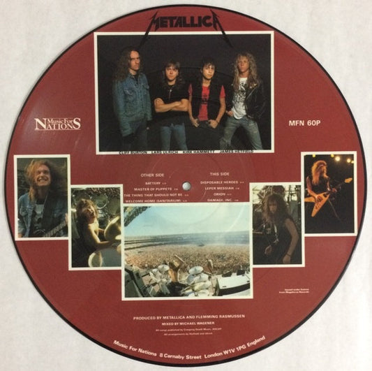Metallica : Master Of Puppets (LP, Album, Pic)