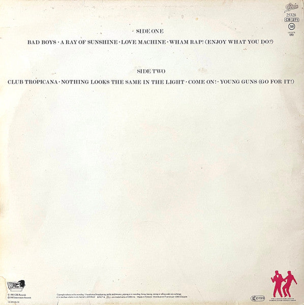 Wham! : Fantastic (LP, Album)