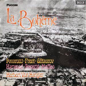 Giacomo Puccini - Luciano Pavarotti · Mirella Freni · Nicolai Ghiaurov · Elizabeth Harwood · Rolando Panerai · Gianni Maffeo · Berliner Philharmoniker · Herbert von Karajan : La Bohème (2xLP + Box)