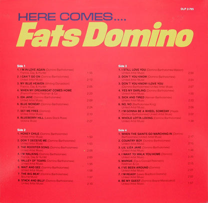 Fats Domino : Here Comes....Fats Domino (2xLP, Comp)