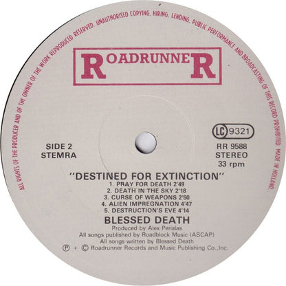 Blessed Death : Destined For Extinction (LP, Album)