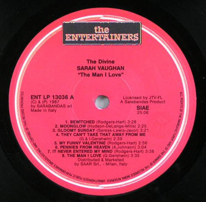 Sarah Vaughan : The Divine (LP, Comp)