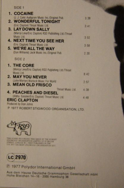 Eric Clapton : Slowhand (LP, Album)