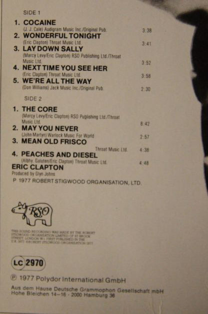Eric Clapton : Slowhand (LP, Album)