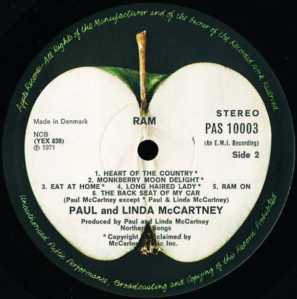 Paul And Linda McCartney* : Ram (LP, Album)