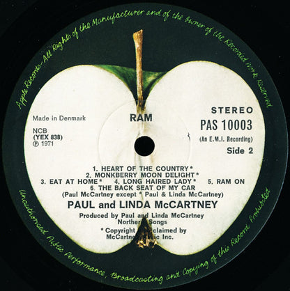 Paul And Linda McCartney* : Ram (LP, Album)