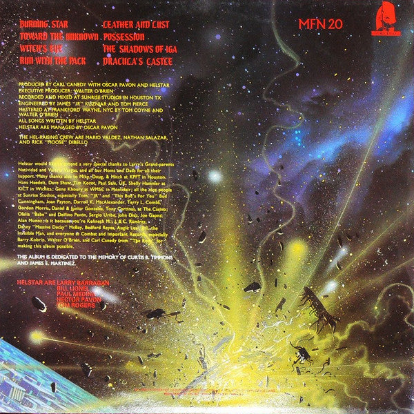 Helstar : Burning Star (LP, Album)