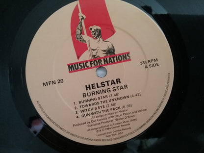 Helstar : Burning Star (LP, Album)