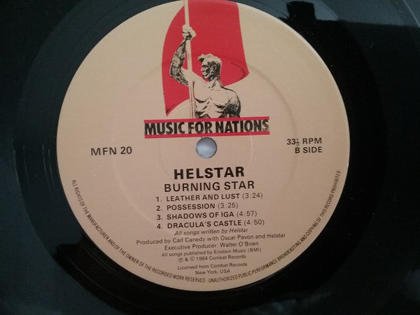 Helstar : Burning Star (LP, Album)