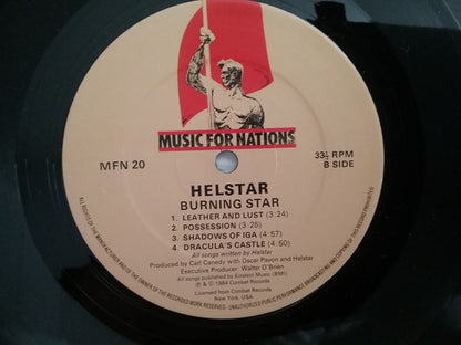 Helstar : Burning Star (LP, Album)