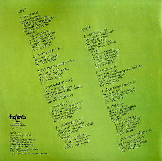 Anne Linnet Synger Tove Ditlevsen : Kvindesind (LP, Album, RE)