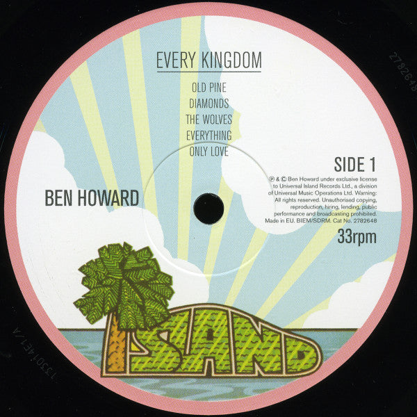 Ben Howard (2) : Every Kingdom (LP, Album, RP)