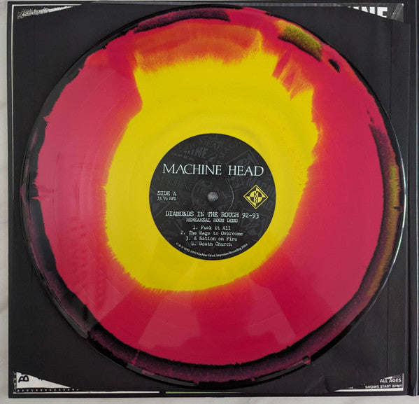 Machine Head (3) : Diamonds In The Rough 92-93 (2xLP, Ltd, RM, Yel)