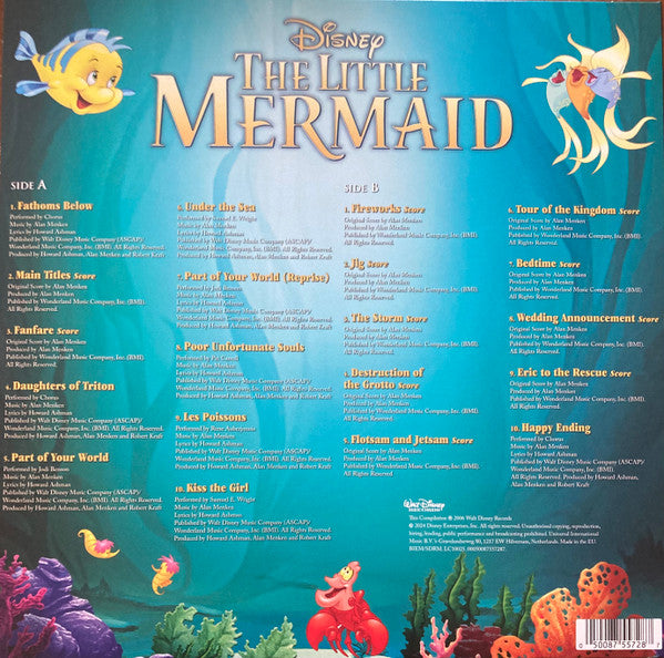 Various : The Little Mermaid (Original Motion Picture Soundtrack) (LP, Album, RE, 35t)
