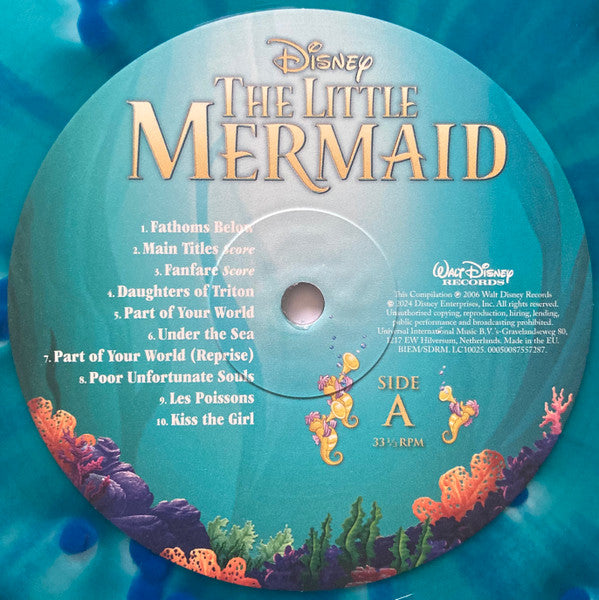 Various : The Little Mermaid (Original Motion Picture Soundtrack) (LP, Album, RE, 35t)