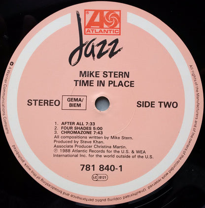 Mike Stern : Time In Place (LP, Album)