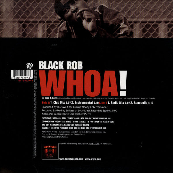 Black Rob : Whoa! (12")