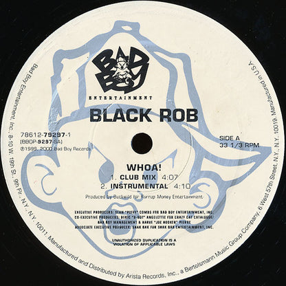 Black Rob : Whoa! (12")