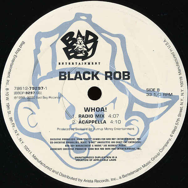 Black Rob : Whoa! (12")