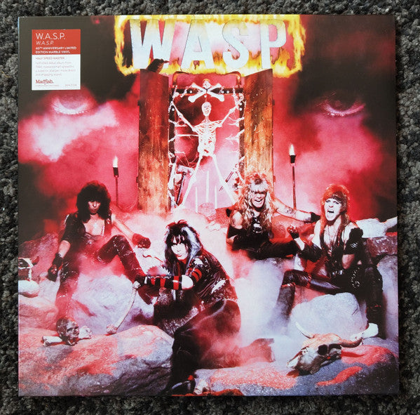 W.A.S.P. : W.A.S.P. (LP, Album, Ltd, RE, Red)