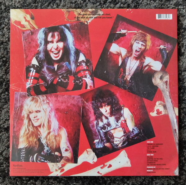 W.A.S.P. : W.A.S.P. (LP, Album, Ltd, RE, Red)