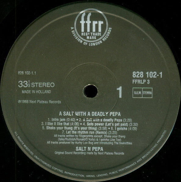 Salt N Pepa* : A Salt With A Deadly Pepa (LP, Album)