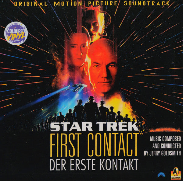 Jerry Goldsmith : Star Trek: First Contact / Der Erste Kontakt (Original Motion Picture Soundtrack) (LP, Album, RE, Tri)
