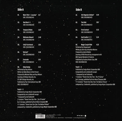 Jerry Goldsmith : Star Trek: First Contact / Der Erste Kontakt (Original Motion Picture Soundtrack) (LP, Album, RE, Tri)